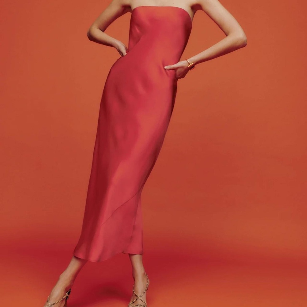 Reformation silk dress